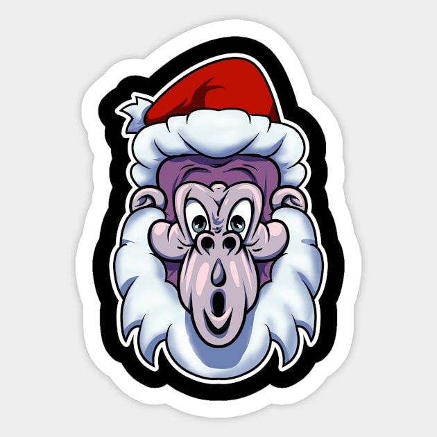 Mr. Max Santa Sticker by SilverBaX